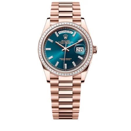 Day Date Everose (Blue Diamonds)