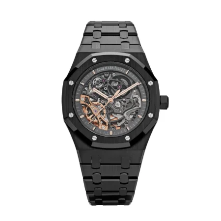Royal Oak Double Balance Wheel Openworked (Black)