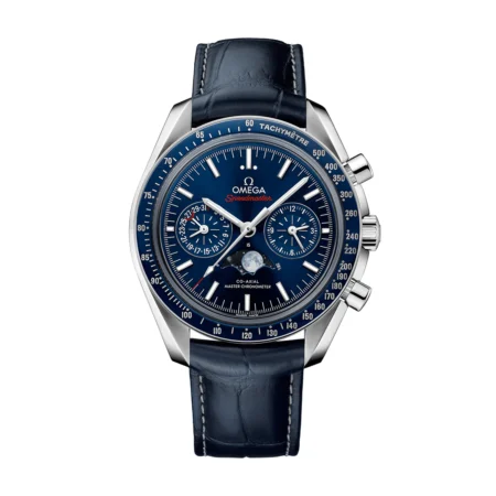 Speedmaster Moonphase Blue Leather